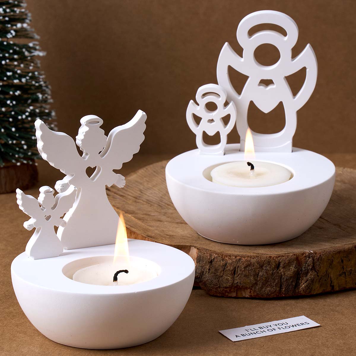 Candle Quotes - Cetakan Silikon Gipsum untuk Ornamen Natal