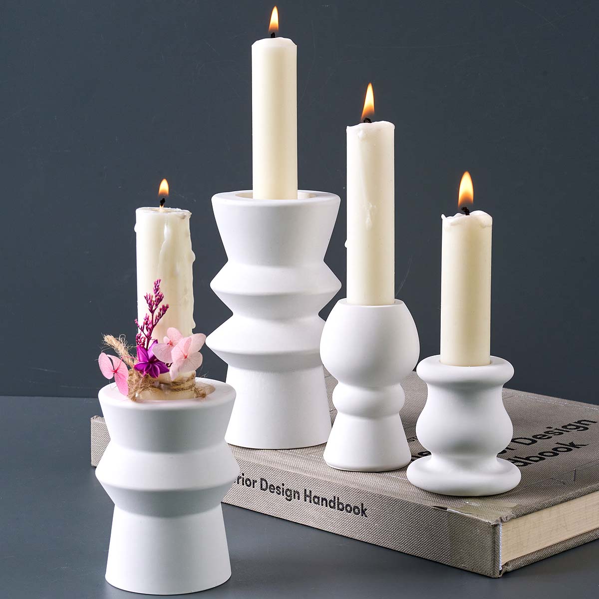 Candle Quotes - Cetakan Lilin Silikon Nordik DIY Bentuk