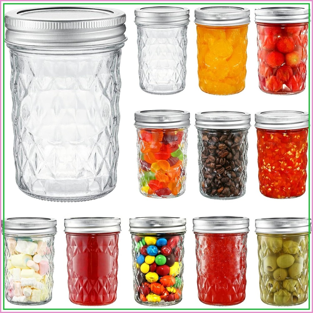 Mason Jar 8Oz - 12 Botol Stoples Mason 8 oz