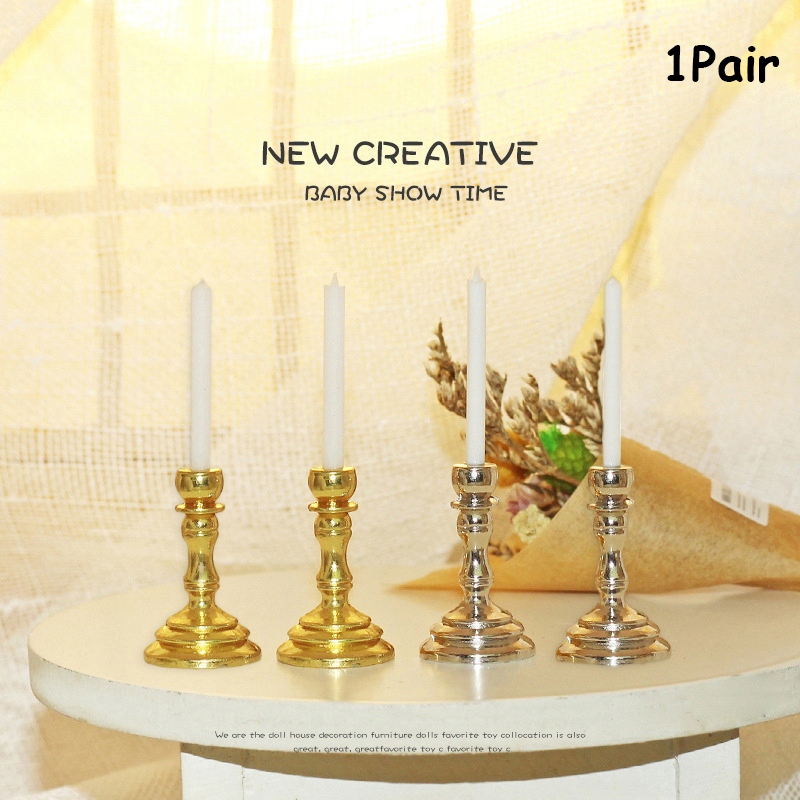 1 pasang mainan furnitur Dekor - Candle Quotes ulasan dan harga