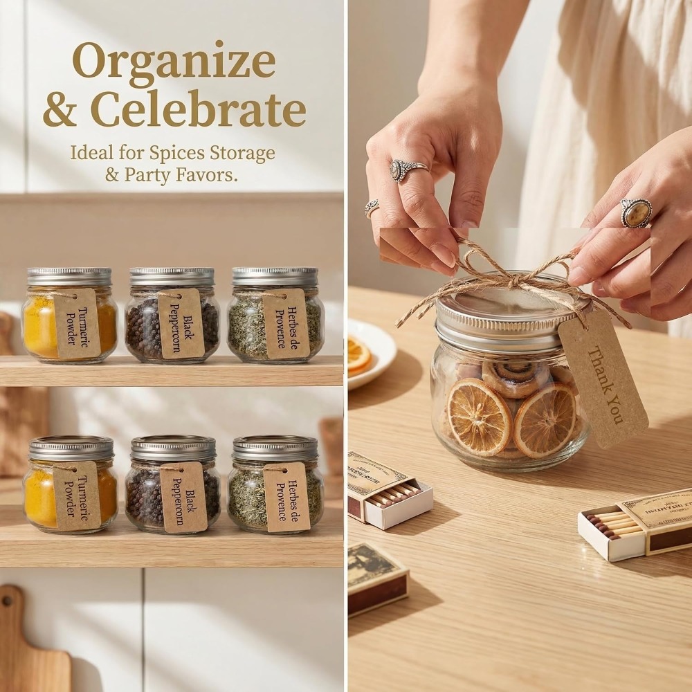 12-Pack Stoples Mason 8 oz den - Mason Jar 8Oz ulasan dan harga