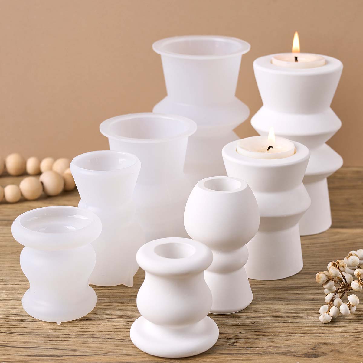 Cetakan Lilin Silikon Nordik D - Candle Quotes ulasan dan harga