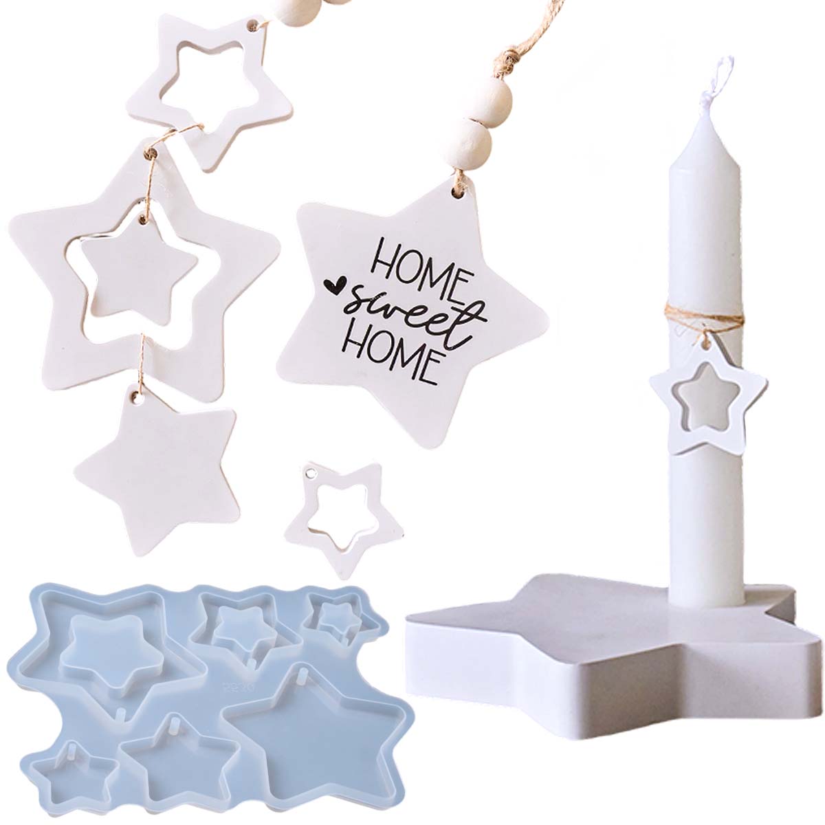 Cetakan Silikon Lilin Bentuk B - Candle Quotes ulasan dan harga