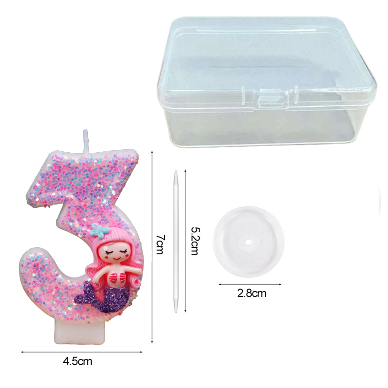 Lilin Ulang Tahun Digital 0-9  - Candle Supplies In ulasan dan harga