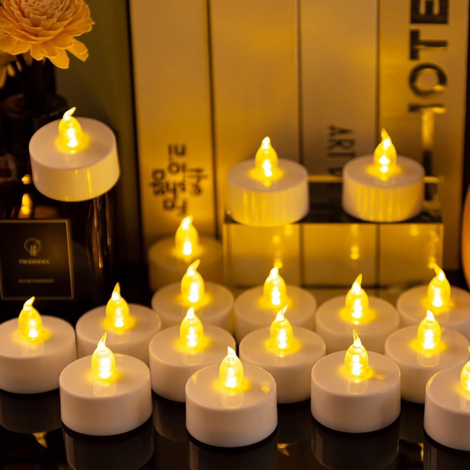 Lilin Teh LED Tanpa Api Berten - Candle Quotes ulasan dan harga