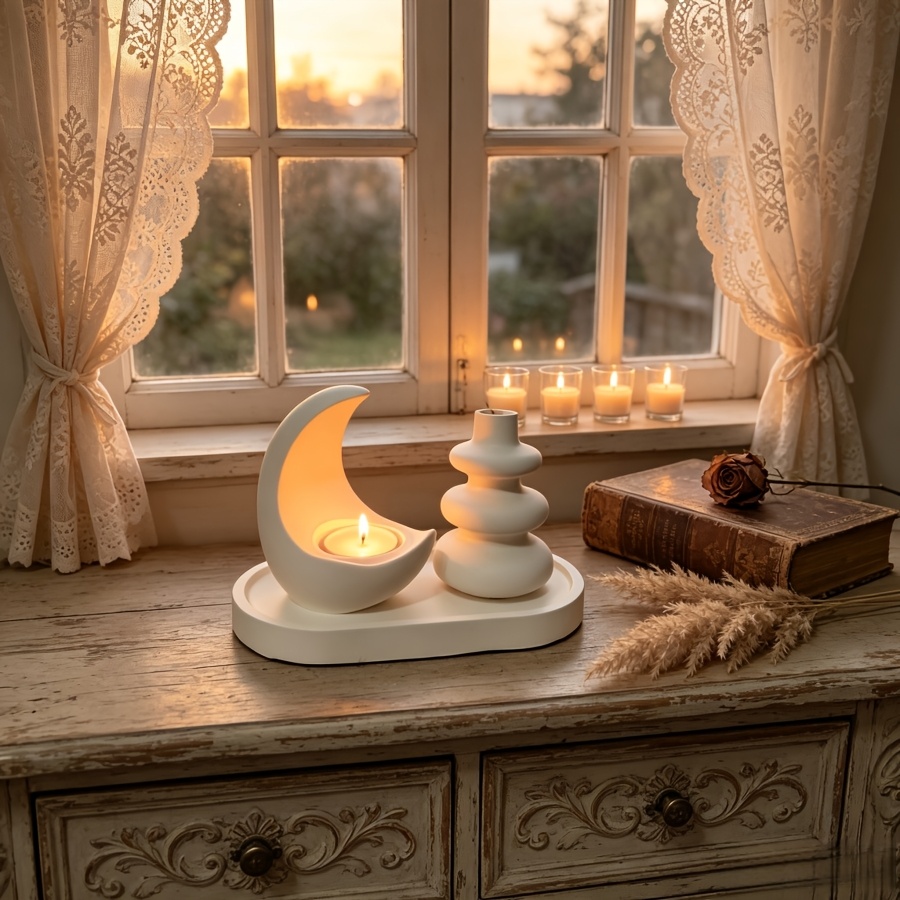 4pcs Set Termasuk Lilin Bulan, - Candle Quotes ulasan dan harga