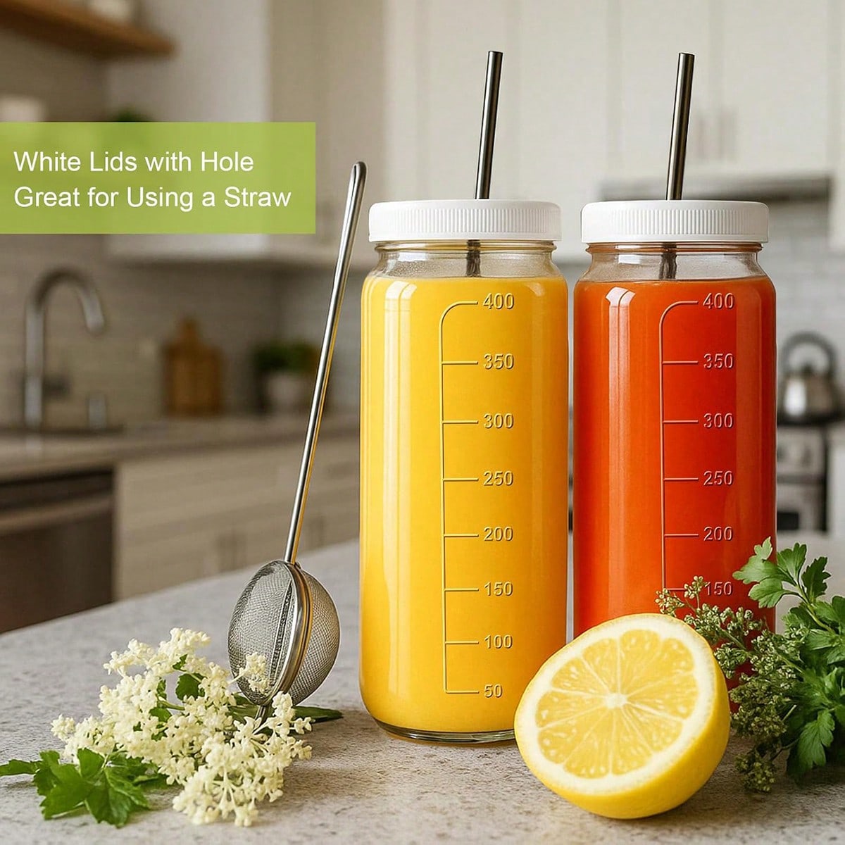 8 Botol Jus Kaca Modern, Stopl - Mason Jar 8Oz ulasan dan harga