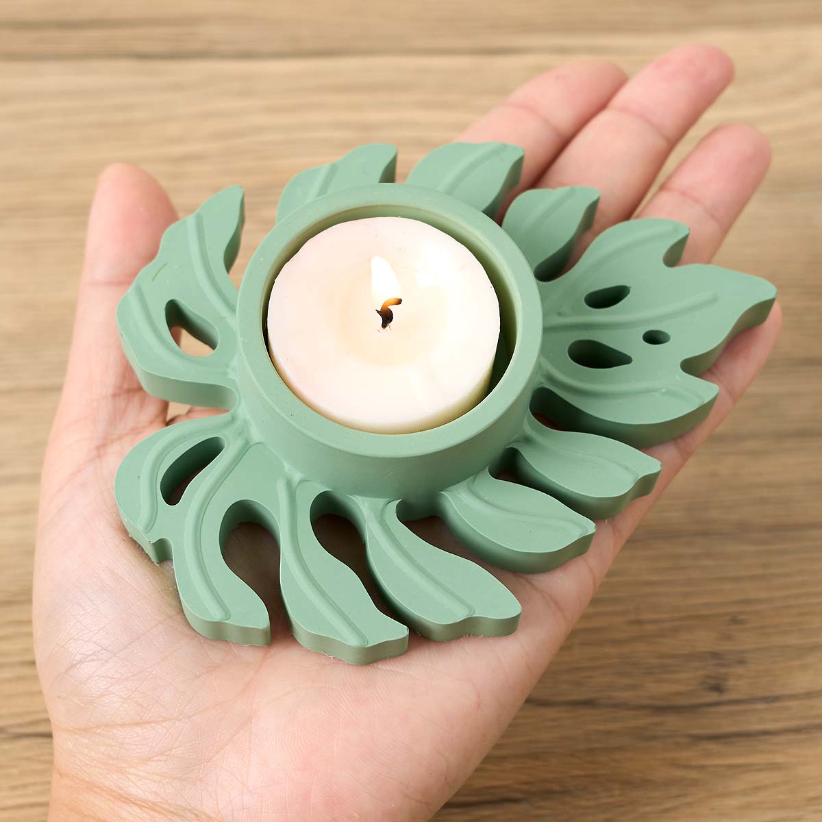 Cetakan Silikon Lilin Daun DIY - Candle Quotes ulasan dan harga